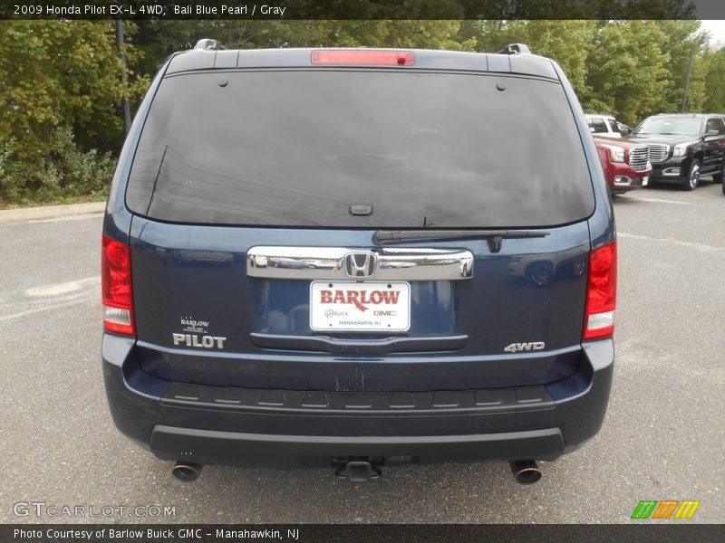 Bali Blue Pearl / Gray 2009 Honda Pilot EX-L 4WD