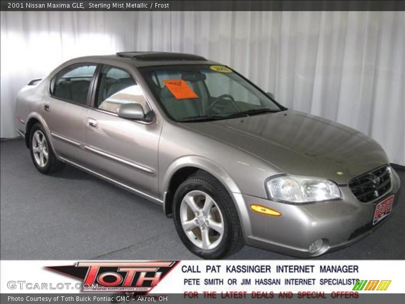 Sterling Mist Metallic / Frost 2001 Nissan Maxima GLE