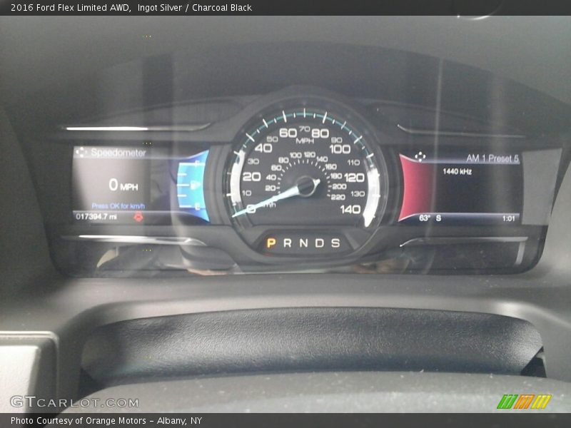 Ingot Silver / Charcoal Black 2016 Ford Flex Limited AWD