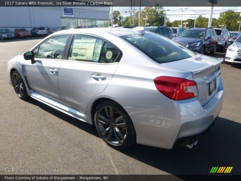 Ice Silver Metallic / Carbon Black 2017 Subaru WRX Premium