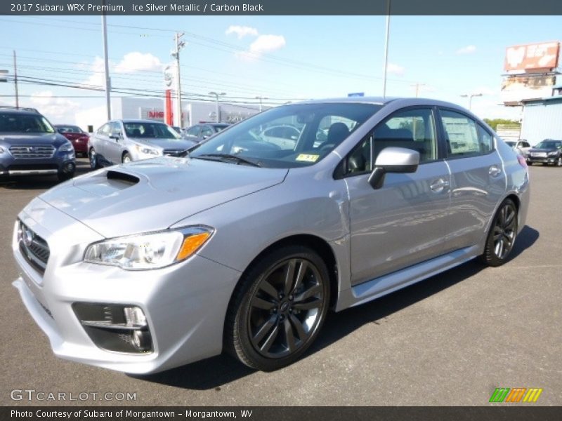 Ice Silver Metallic / Carbon Black 2017 Subaru WRX Premium