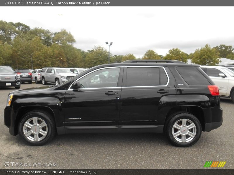 Carbon Black Metallic / Jet Black 2014 GMC Terrain SLE AWD