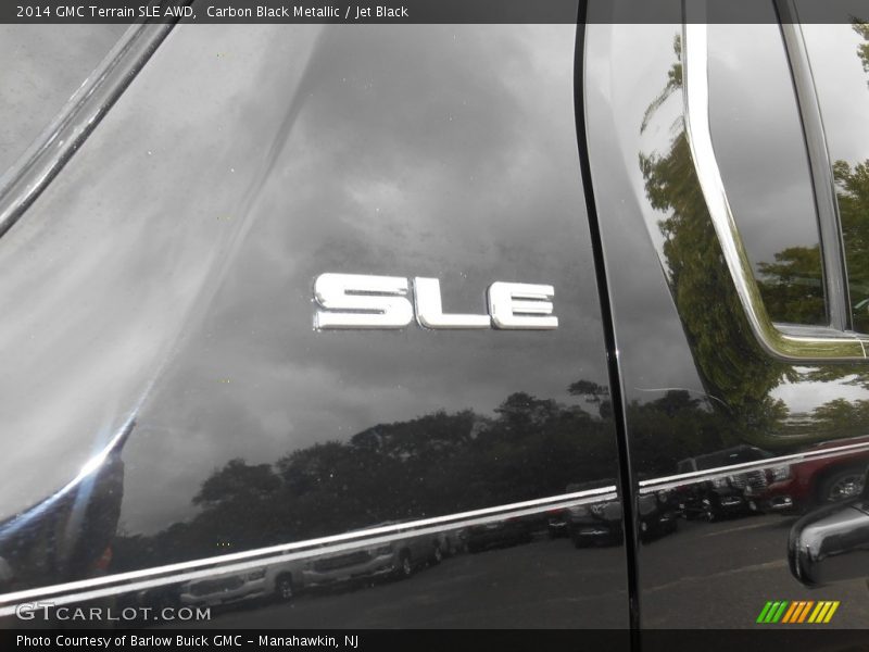 Carbon Black Metallic / Jet Black 2014 GMC Terrain SLE AWD