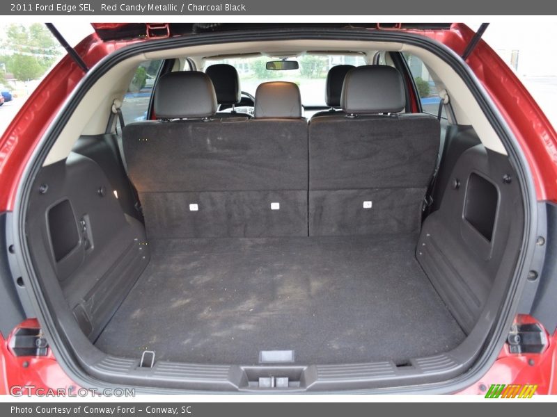 Red Candy Metallic / Charcoal Black 2011 Ford Edge SEL