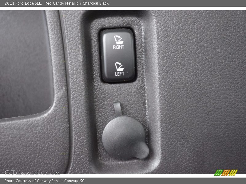 Red Candy Metallic / Charcoal Black 2011 Ford Edge SEL