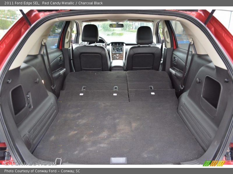 Red Candy Metallic / Charcoal Black 2011 Ford Edge SEL
