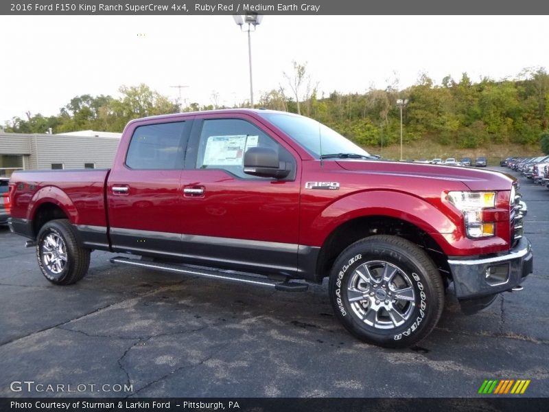 Ruby Red / Medium Earth Gray 2016 Ford F150 King Ranch SuperCrew 4x4