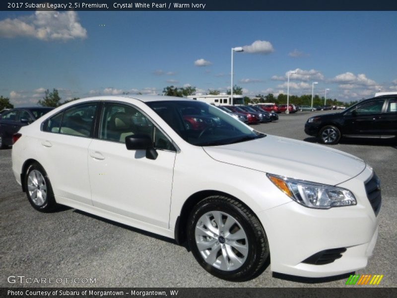 Crystal White Pearl / Warm Ivory 2017 Subaru Legacy 2.5i Premium