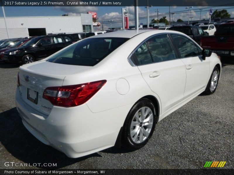 Crystal White Pearl / Warm Ivory 2017 Subaru Legacy 2.5i Premium