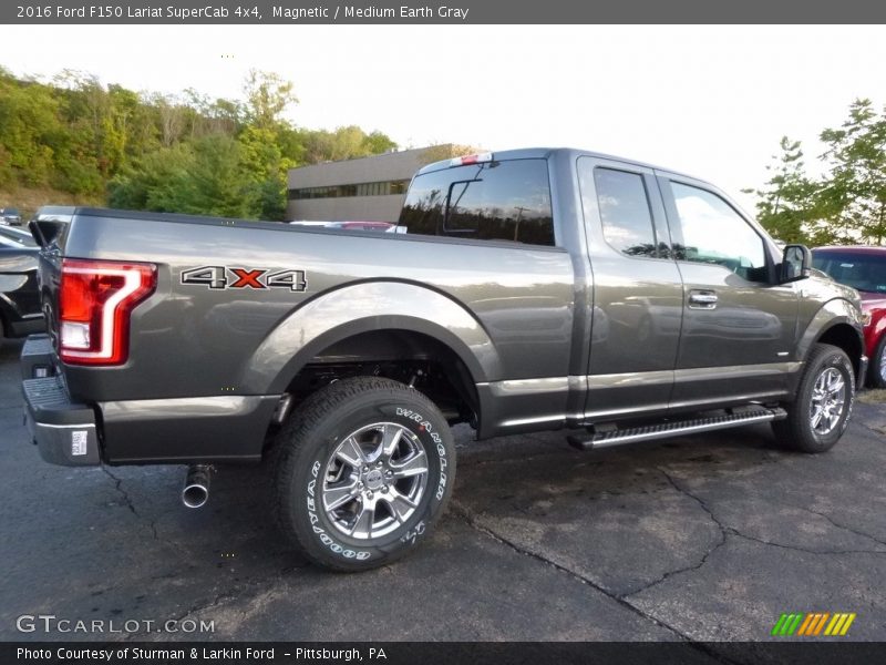 Magnetic / Medium Earth Gray 2016 Ford F150 Lariat SuperCab 4x4