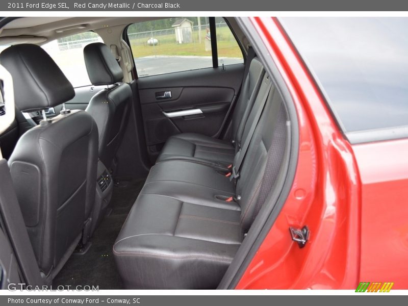 Red Candy Metallic / Charcoal Black 2011 Ford Edge SEL
