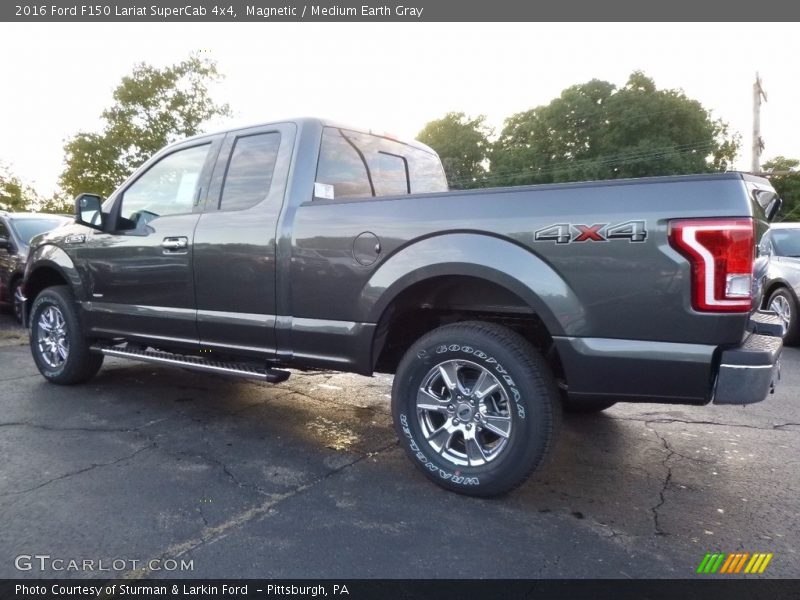 Magnetic / Medium Earth Gray 2016 Ford F150 Lariat SuperCab 4x4