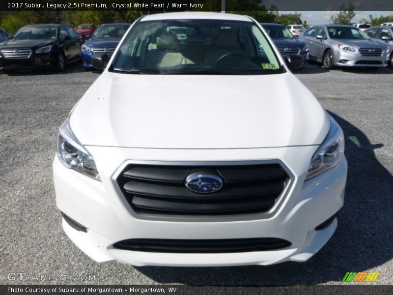 Crystal White Pearl / Warm Ivory 2017 Subaru Legacy 2.5i Premium