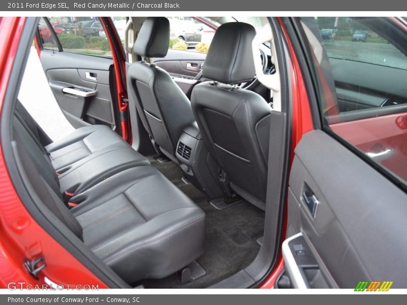 Red Candy Metallic / Charcoal Black 2011 Ford Edge SEL