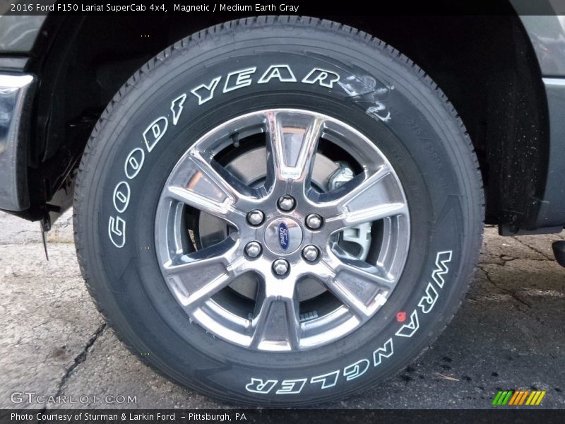 Magnetic / Medium Earth Gray 2016 Ford F150 Lariat SuperCab 4x4
