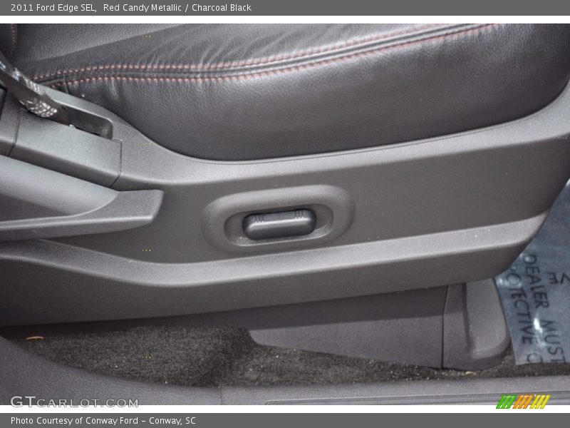 Red Candy Metallic / Charcoal Black 2011 Ford Edge SEL