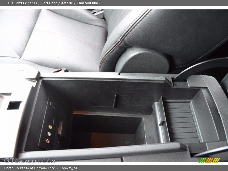 Red Candy Metallic / Charcoal Black 2011 Ford Edge SEL
