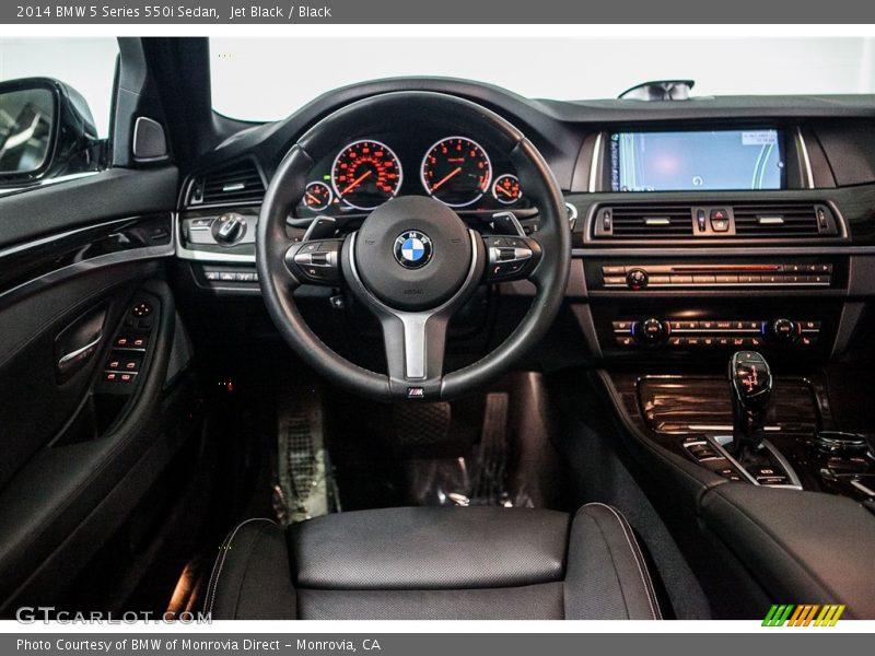 Jet Black / Black 2014 BMW 5 Series 550i Sedan