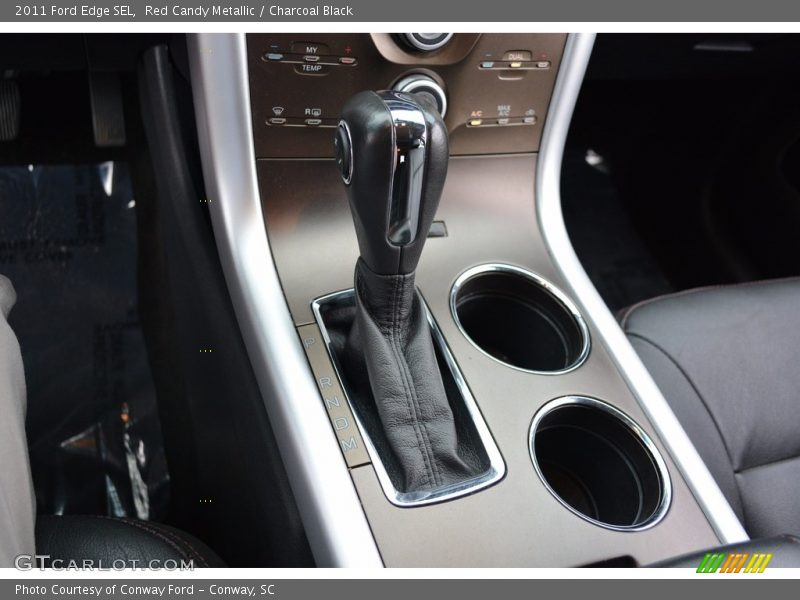 Red Candy Metallic / Charcoal Black 2011 Ford Edge SEL