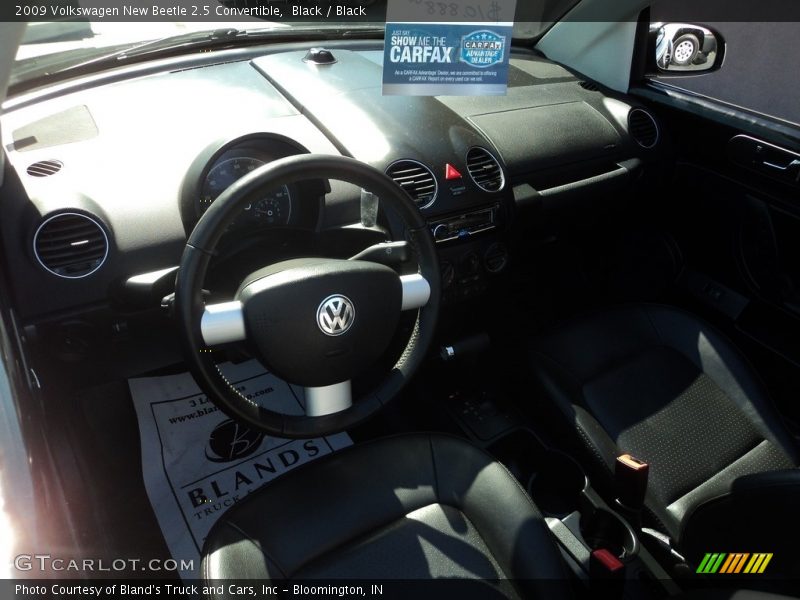 Black / Black 2009 Volkswagen New Beetle 2.5 Convertible