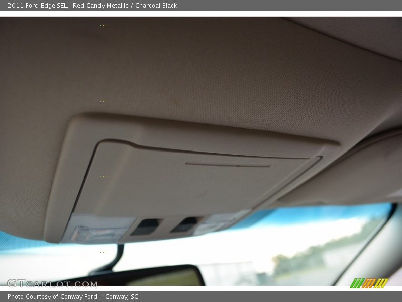 Red Candy Metallic / Charcoal Black 2011 Ford Edge SEL