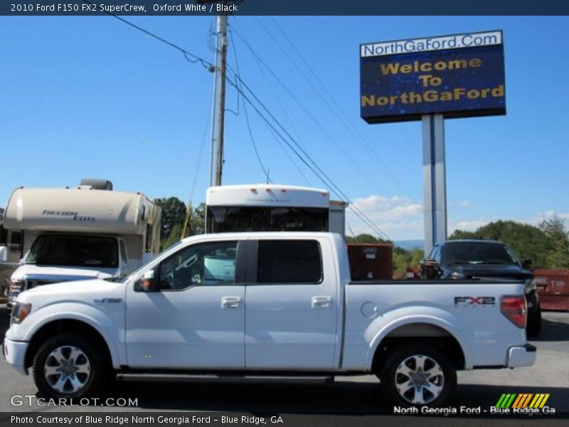 Oxford White / Black 2010 Ford F150 FX2 SuperCrew