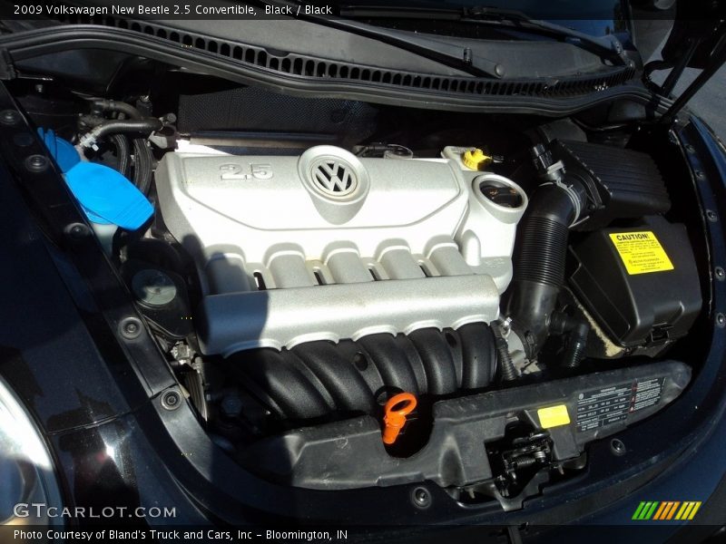 Black / Black 2009 Volkswagen New Beetle 2.5 Convertible