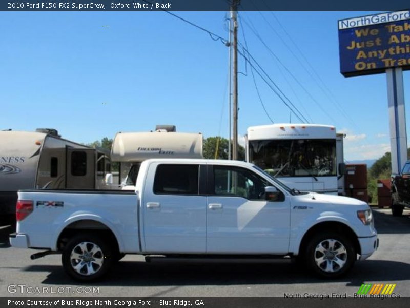Oxford White / Black 2010 Ford F150 FX2 SuperCrew