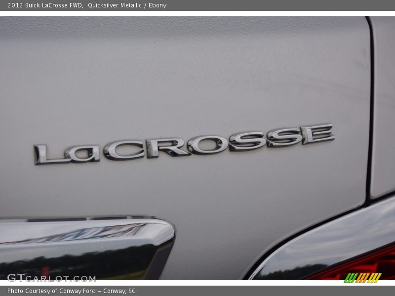 Quicksilver Metallic / Ebony 2012 Buick LaCrosse FWD