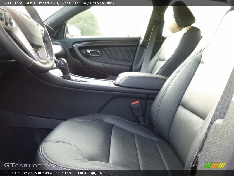 Front Seat of 2016 Taurus Limited AWD