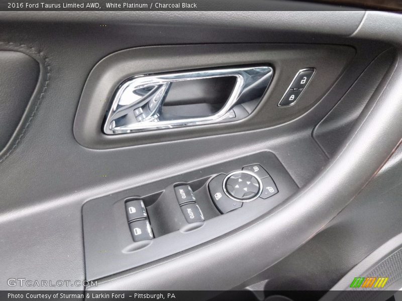 White Platinum / Charcoal Black 2016 Ford Taurus Limited AWD