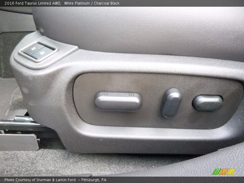 White Platinum / Charcoal Black 2016 Ford Taurus Limited AWD