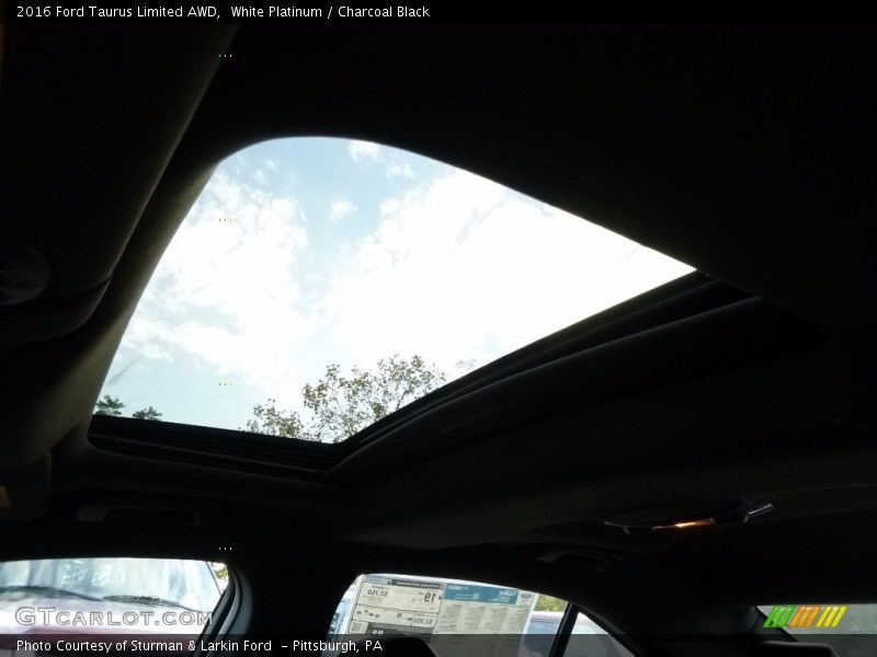 White Platinum / Charcoal Black 2016 Ford Taurus Limited AWD