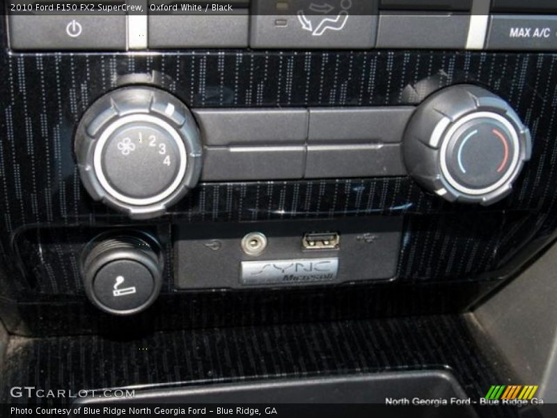 Oxford White / Black 2010 Ford F150 FX2 SuperCrew