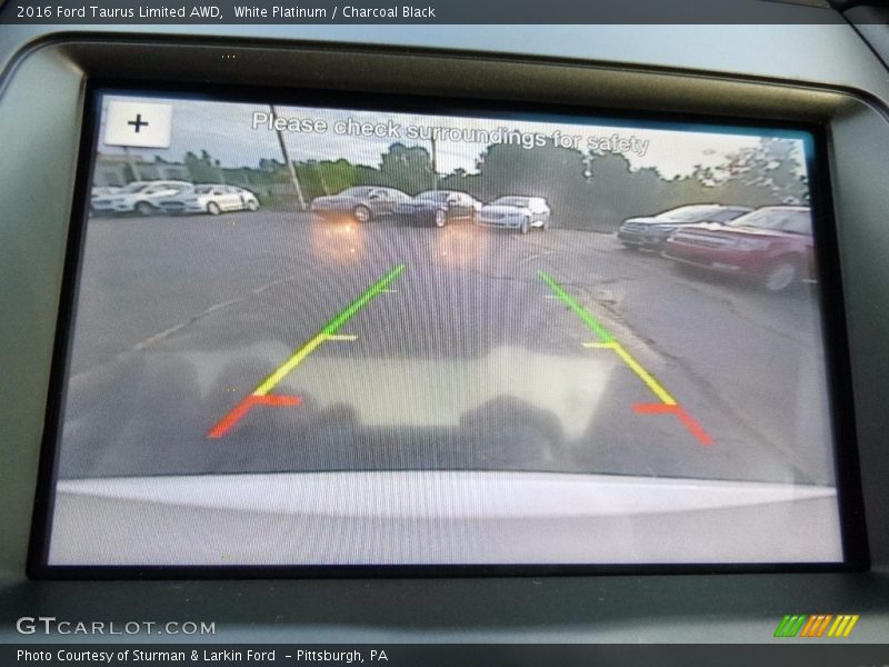 White Platinum / Charcoal Black 2016 Ford Taurus Limited AWD