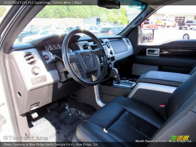 Oxford White / Black 2010 Ford F150 FX2 SuperCrew