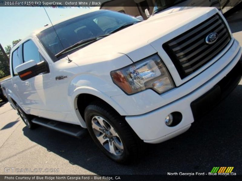 Oxford White / Black 2010 Ford F150 FX2 SuperCrew