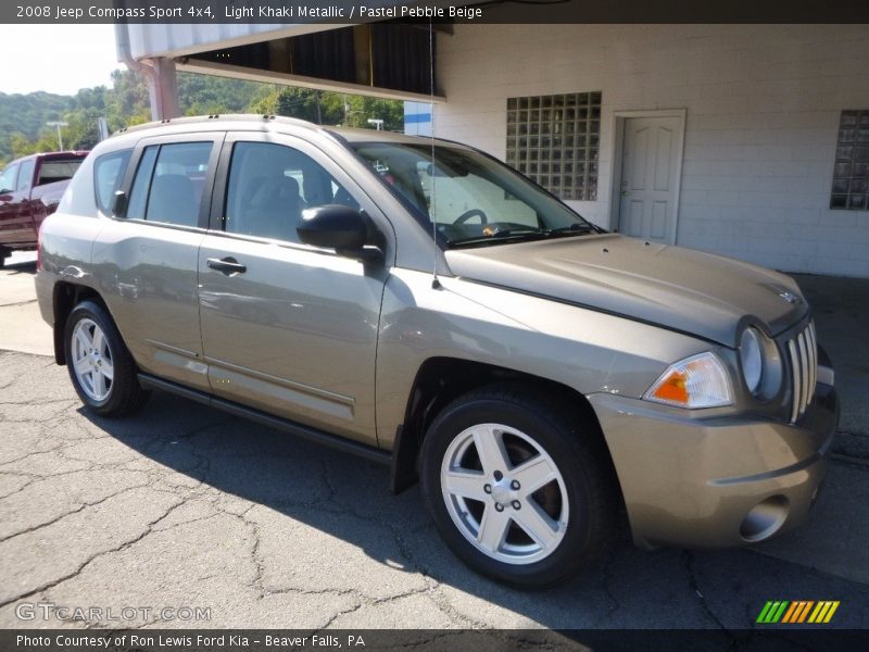 Light Khaki Metallic / Pastel Pebble Beige 2008 Jeep Compass Sport 4x4