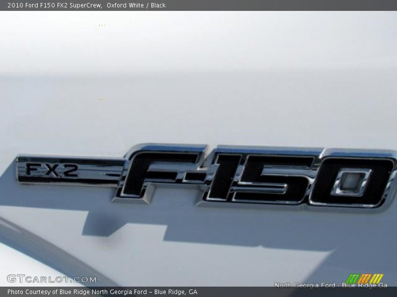 Oxford White / Black 2010 Ford F150 FX2 SuperCrew