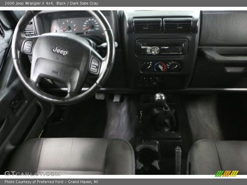 Black / Dark Slate Gray 2006 Jeep Wrangler X 4x4