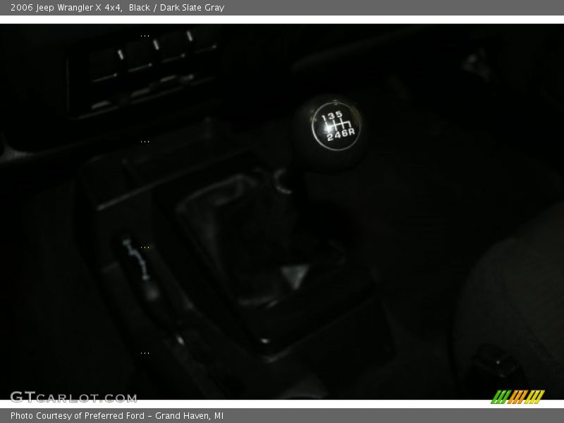 Black / Dark Slate Gray 2006 Jeep Wrangler X 4x4