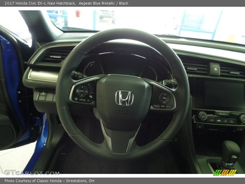  2017 Civic EX-L Navi Hatchback Steering Wheel