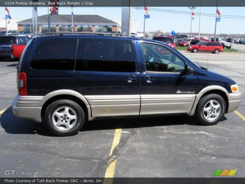 Blue Black Metallic / Gray 2004 Pontiac Montana