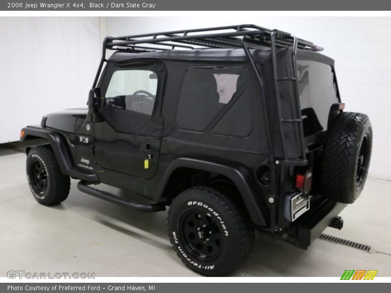 Black / Dark Slate Gray 2006 Jeep Wrangler X 4x4