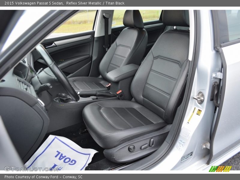 Reflex Silver Metallic / Titan Black 2015 Volkswagen Passat S Sedan