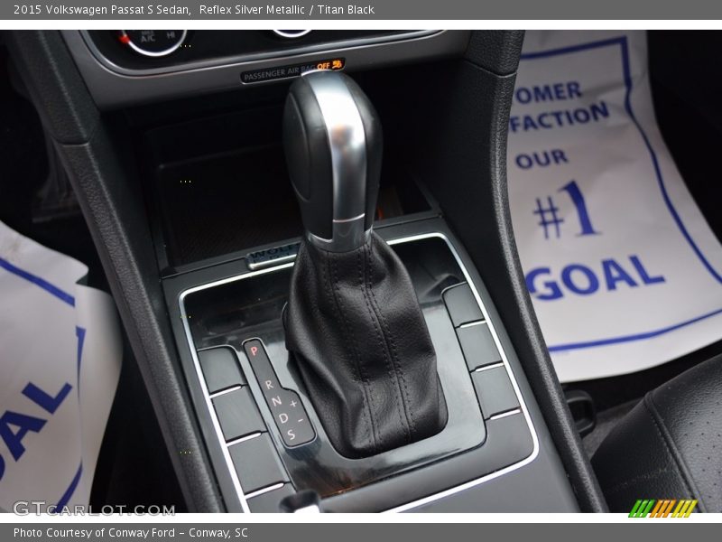 Reflex Silver Metallic / Titan Black 2015 Volkswagen Passat S Sedan