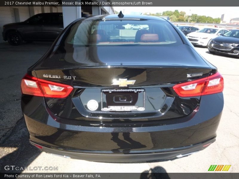 Mosaic Black Metallic / Dark Atmosphere/Loft Brown 2017 Chevrolet Malibu Premier