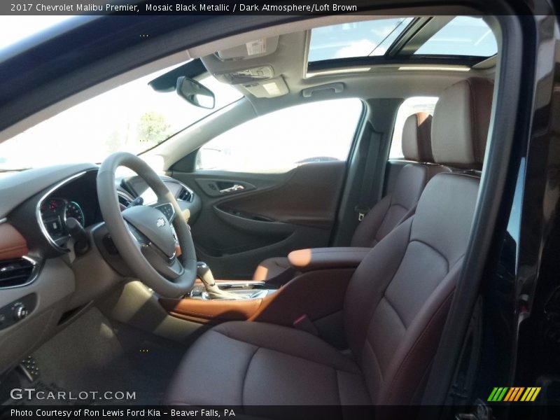 Front Seat of 2017 Malibu Premier