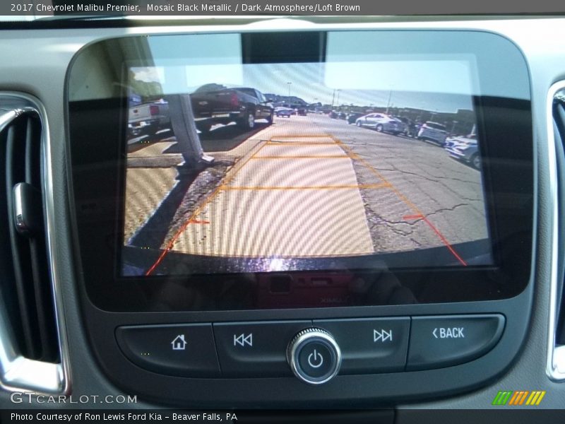 Mosaic Black Metallic / Dark Atmosphere/Loft Brown 2017 Chevrolet Malibu Premier