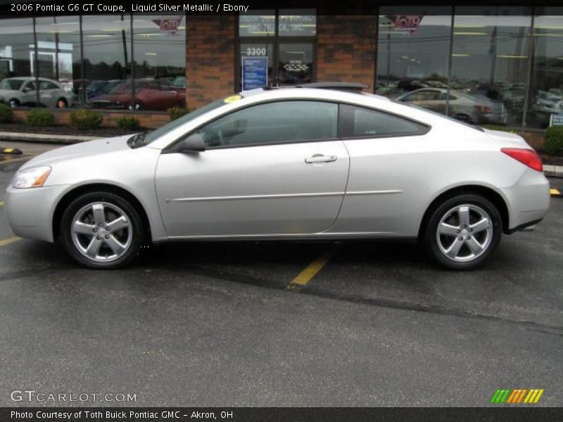 Liquid Silver Metallic / Ebony 2006 Pontiac G6 GT Coupe
